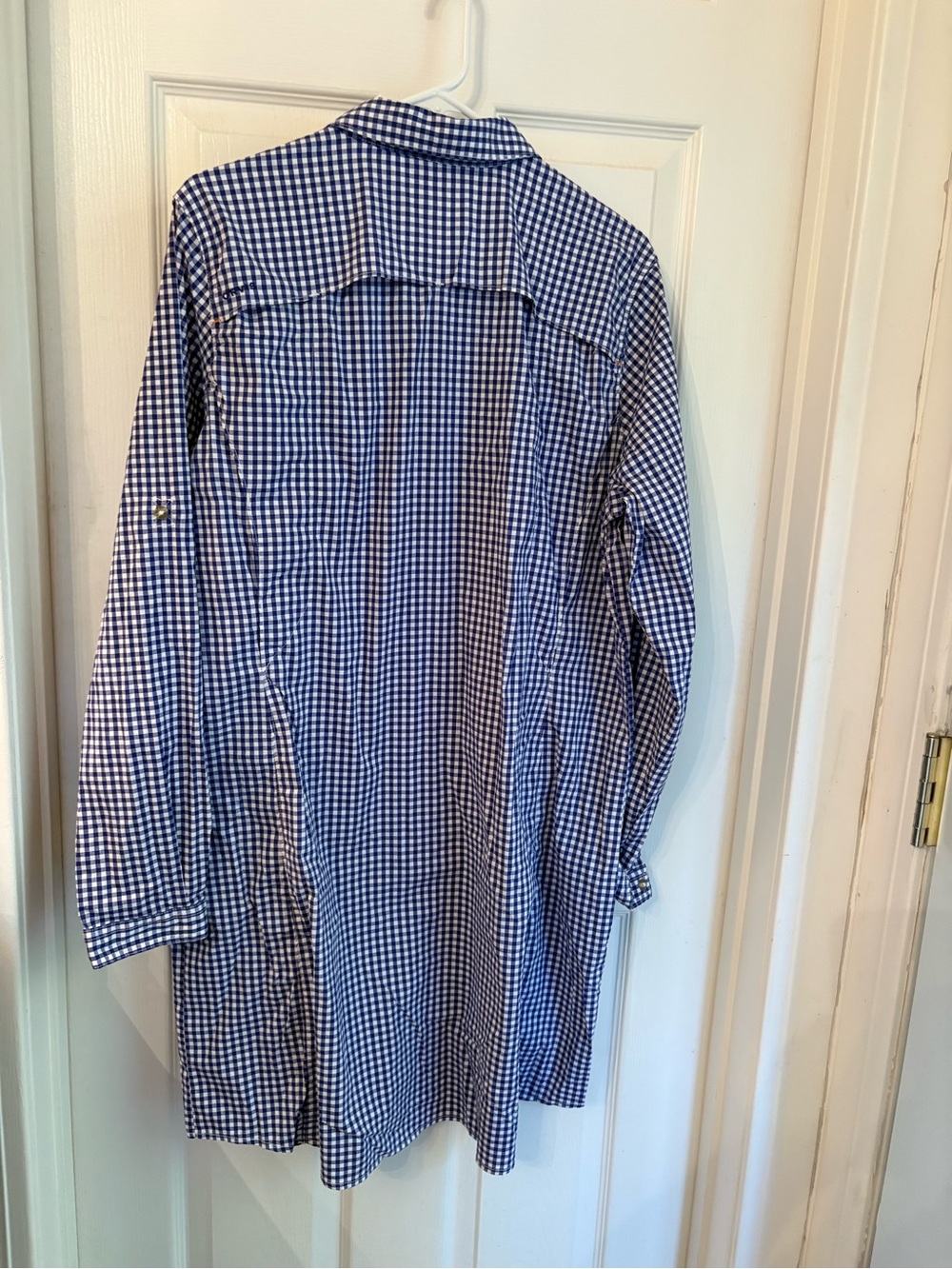 Orvis Blue Gingham Button-Down Shirt - Picture 3 of 5